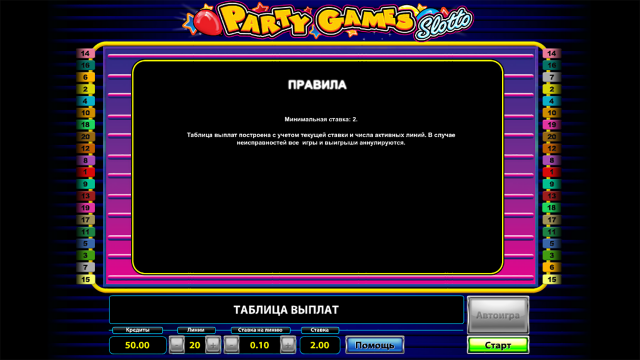 Party Games Slotto